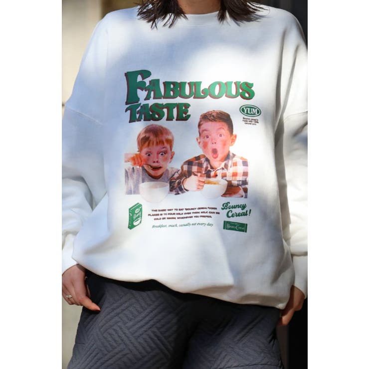 レトロキッズプリントビッグシルエットスウェット 88-003188 | BONJOUR SAGAN | 詳細画像6 