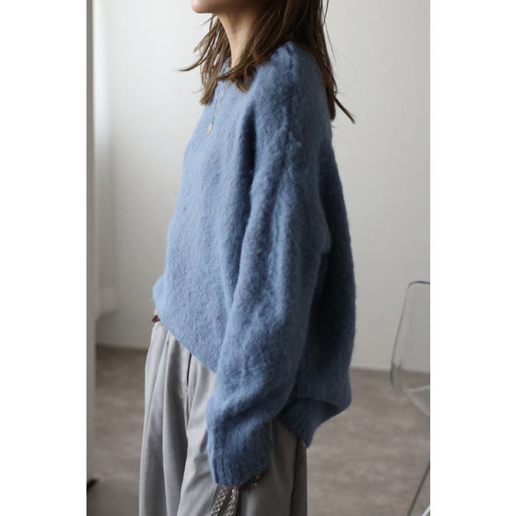 シャギーテンジククルーネックニット 88-003225 | BONJOUR SAGAN | 詳細画像2 