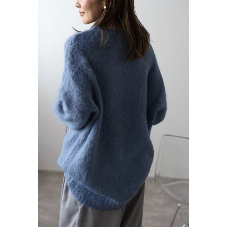 シャギーテンジククルーネックニット 88-003225 | BONJOUR SAGAN | 詳細画像4 