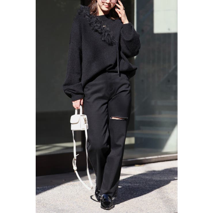 ショルダーチュールセットアルパカタッチニット 88-003231 | BONJOUR SAGAN | 詳細画像1 