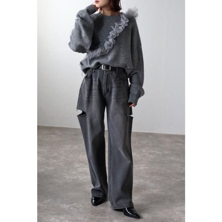 ショルダーチュールセットアルパカタッチニット 88-003231 | BONJOUR SAGAN | 詳細画像8 