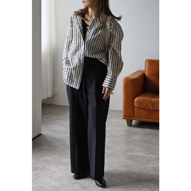 ツイルストレートパンツ 88-003415 | BONJOUR SAGAN | 詳細画像11 