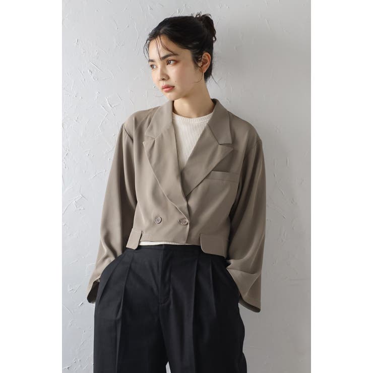 ショートテーラードジャケット 88-004185 | BONJOUR SAGAN | 詳細画像1 