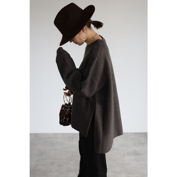 ニット セーター 裾スリット | BONJOUR SAGAN | 詳細画像8 