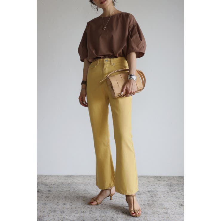 セミフレアカラーデニム 77-001451 | BONJOUR SAGAN | 詳細画像16 