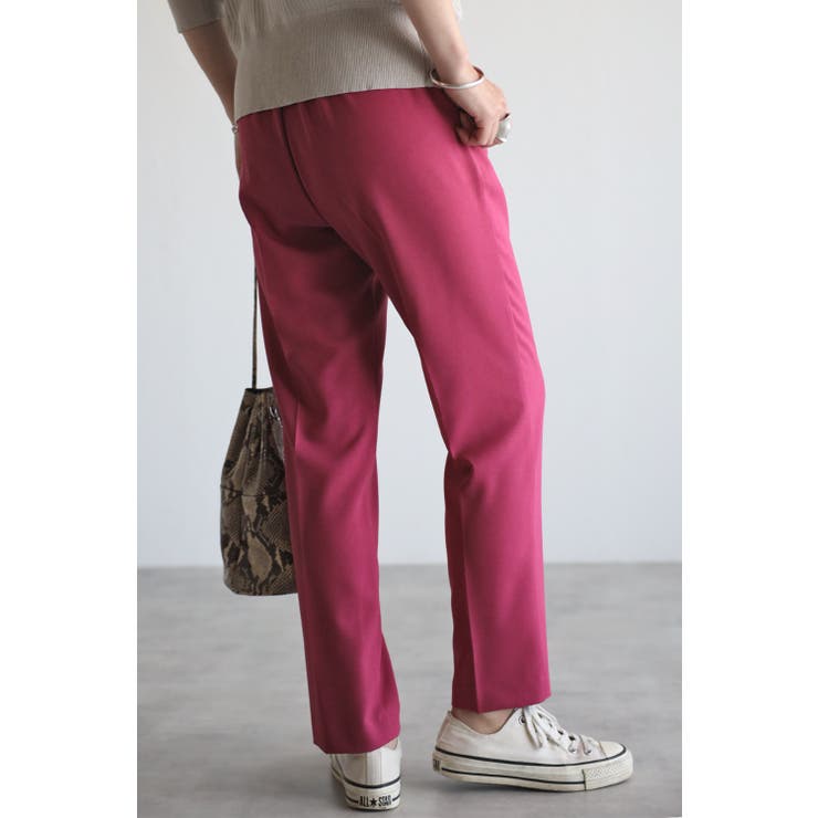 リラックスカラーテーパードパンツ 96-162963 | BONJOUR SAGAN | 詳細画像18 