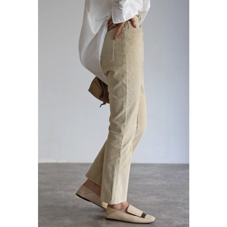 コーデュロイセミフレアパンツ 88-001485 | BONJOUR SAGAN | 詳細画像3 