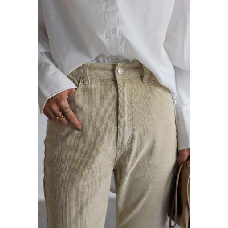 コーデュロイセミフレアパンツ 88-001485 | BONJOUR SAGAN | 詳細画像5 