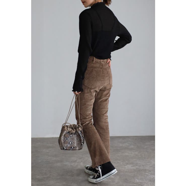 コーデュロイセミフレアパンツ 88-001485 | BONJOUR SAGAN | 詳細画像14 