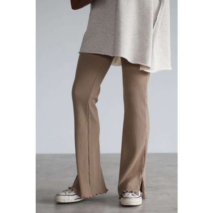 フレアリブレギンスパンツ 99 000632 | BONJOUR SAGAN | 詳細画像7 