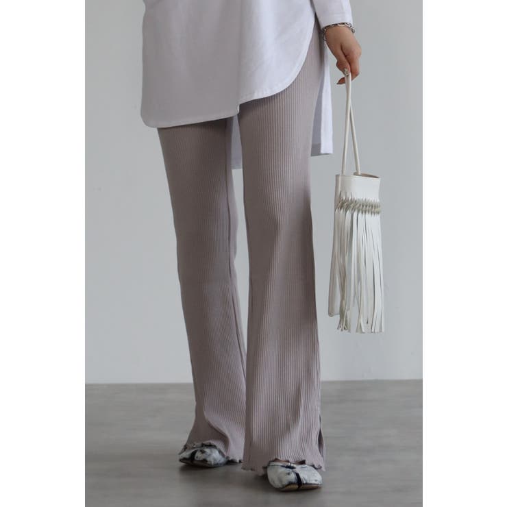 フレアリブレギンスパンツ 99 000632 | BONJOUR SAGAN | 詳細画像12 