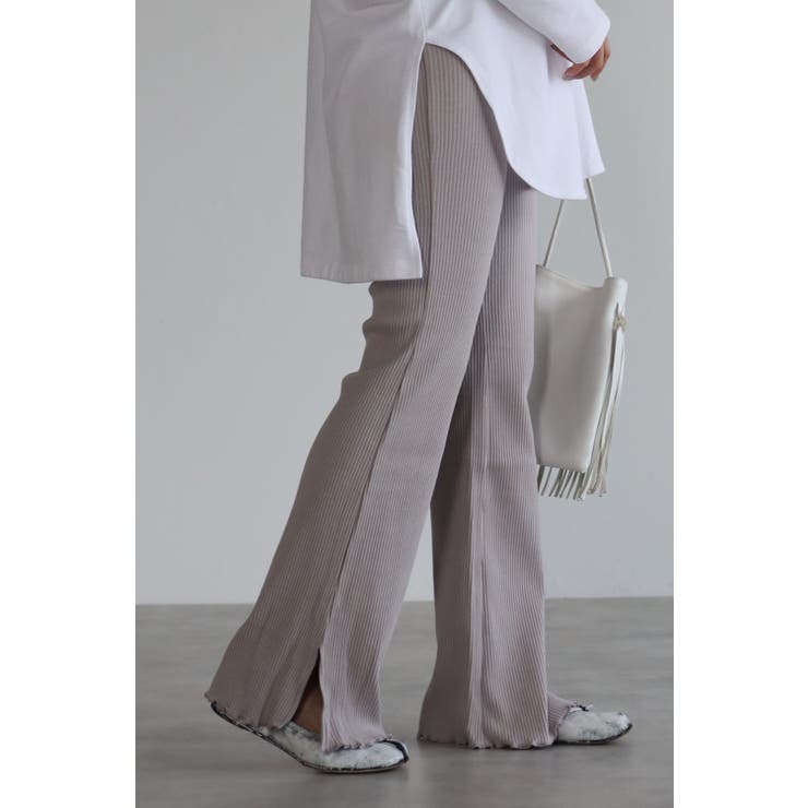 フレアリブレギンスパンツ 99 000632 | BONJOUR SAGAN | 詳細画像13 