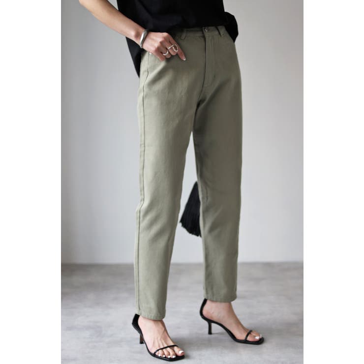 ウエストゴムツイルテーパードパンツ 99-000088/99-000300 | BONJOUR SAGAN | 詳細画像12 