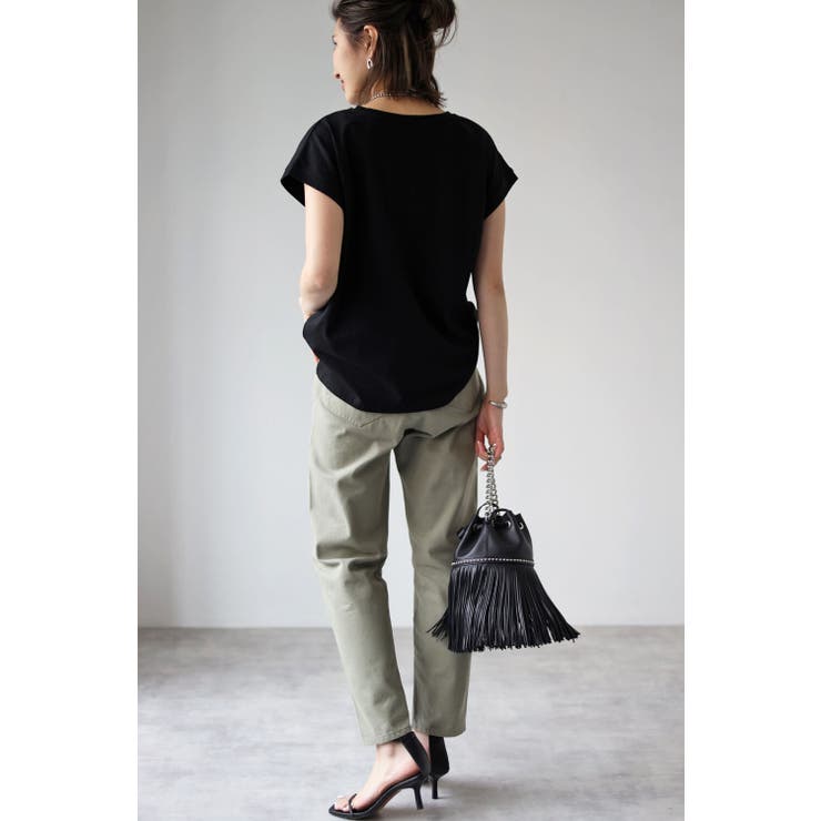 ウエストゴムツイルテーパードパンツ 99-000088/99-000300 | BONJOUR SAGAN | 詳細画像14 