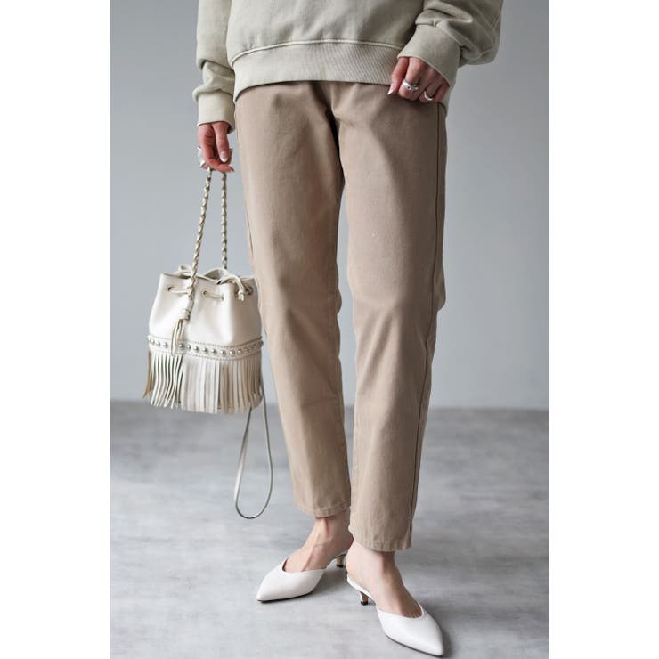 ウエストゴムツイルテーパードパンツ 99-000088/99-000300 | BONJOUR SAGAN | 詳細画像16 