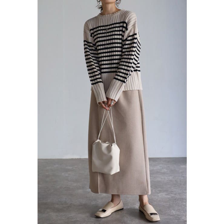 ウールライクスリットスカート 88-001735 | BONJOUR SAGAN | 詳細画像2 