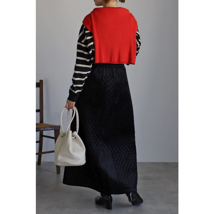 スカート スエード キルティング | BONJOUR SAGAN | 詳細画像6 