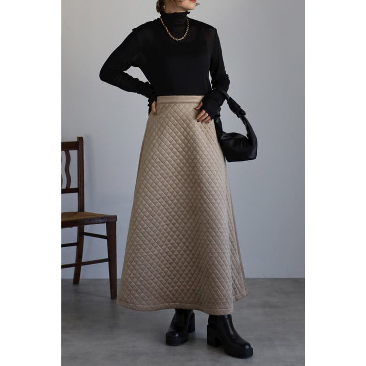 スカート スエード キルティング | BONJOUR SAGAN | 詳細画像8 
