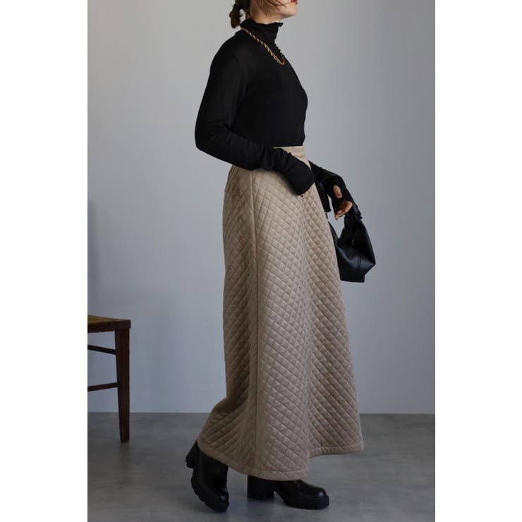 スカート スエード キルティング | BONJOUR SAGAN | 詳細画像10 