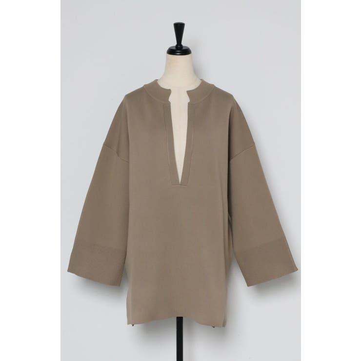 ディープVネックダンボールプルオーバー/BEIGE/ | BONJOUR SAGAN | 詳細画像19 