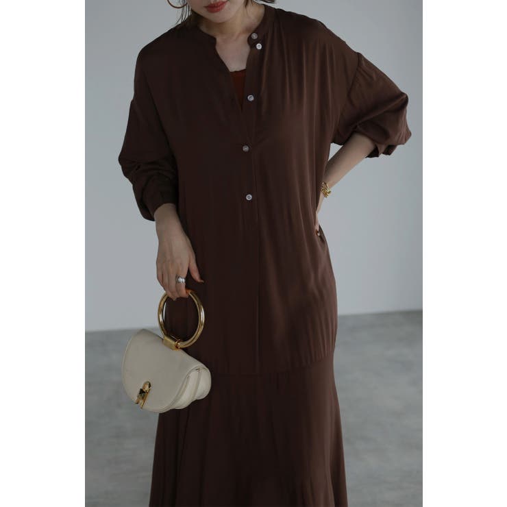 ワンピース ロング 裾フレア | BONJOUR SAGAN | 詳細画像17 