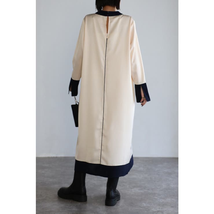 配色パイピングワンピース 77-000969 | BONJOUR SAGAN | 詳細画像5 