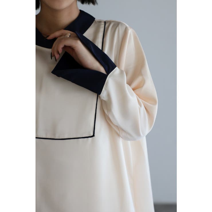 配色パイピングワンピース 77-000969 | BONJOUR SAGAN | 詳細画像7 