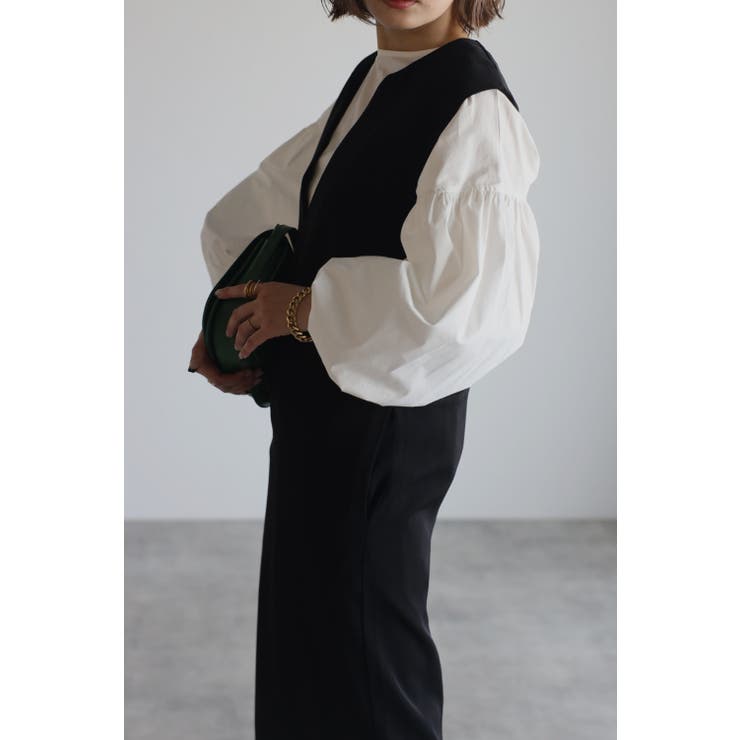 ディープVネックワンピース | BONJOUR SAGAN | 詳細画像3 