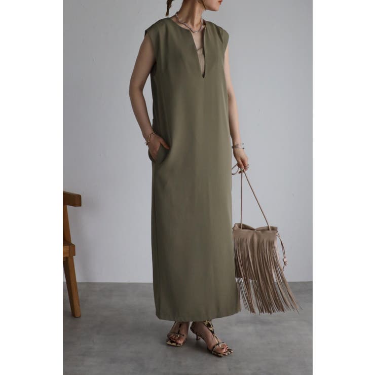 ディープVネックワンピース | BONJOUR SAGAN | 詳細画像20 