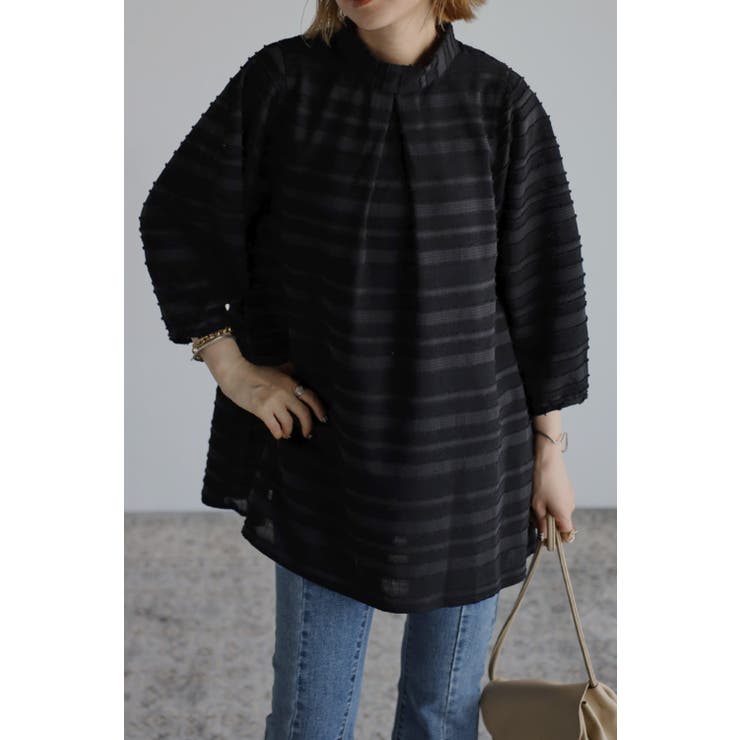 ジャガードタックブラウス 77-001624 | BONJOUR SAGAN | 詳細画像2 