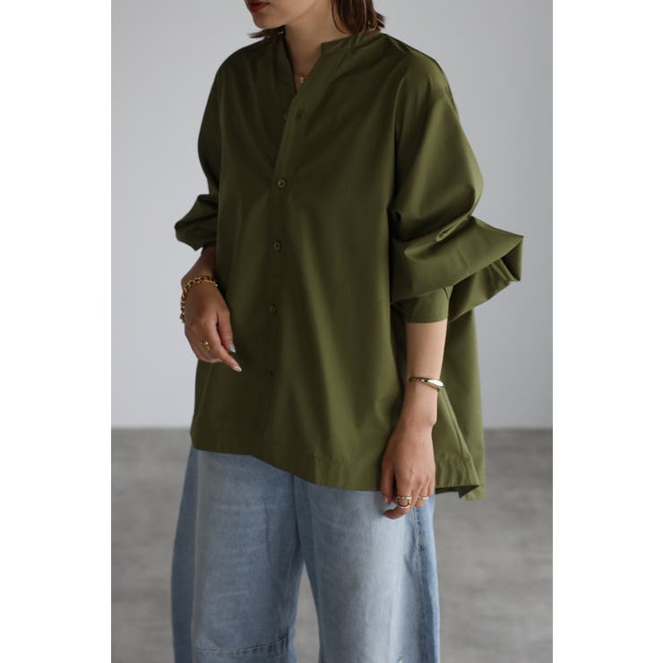 袖デザインスキッパーシャツ 96-159840/96-157238 | BONJOUR SAGAN | 詳細画像13 