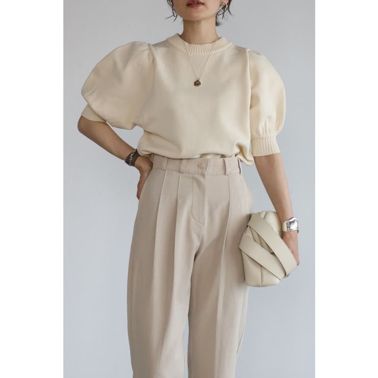 パフスリーブニットトップス | BONJOUR SAGAN | 詳細画像2 