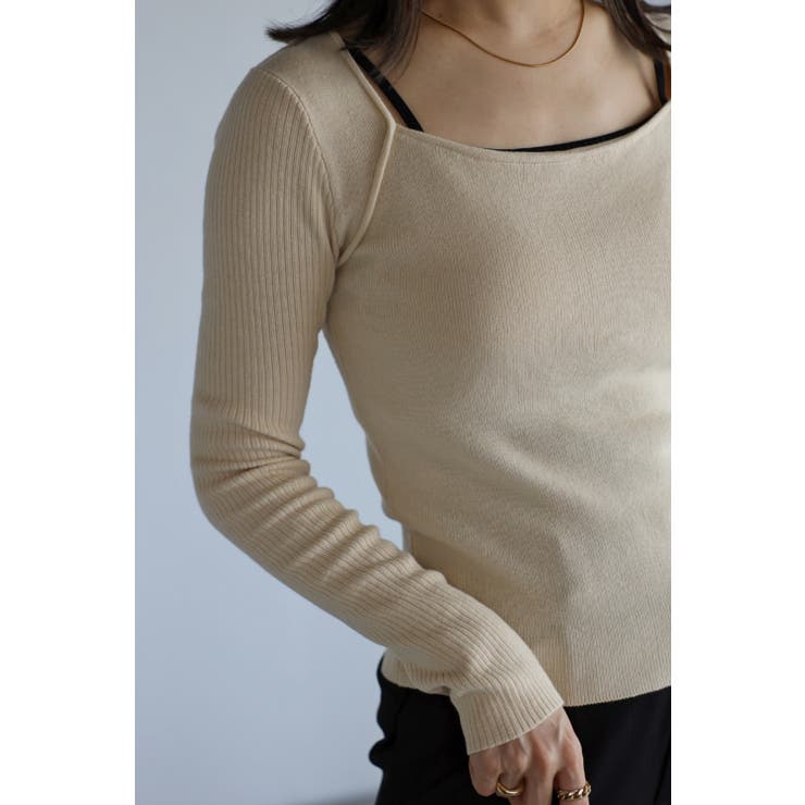 カップ付きリブニット 88-001569 | BONJOUR SAGAN | 詳細画像14 