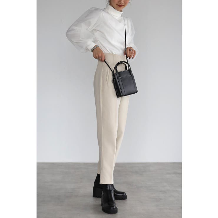 袖オーガンジーリブニットソー | BONJOUR SAGAN | 詳細画像11 