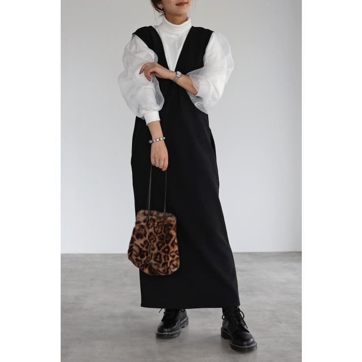 袖オーガンジーリブニットソー | BONJOUR SAGAN | 詳細画像15 