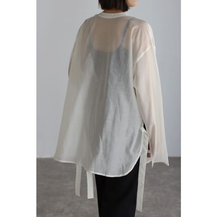 ブザム切り替えシアーシャツ 88-001555 | BONJOUR SAGAN | 詳細画像5 