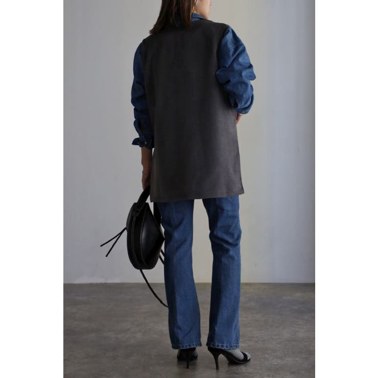 ウールライクフロントポケットベスト 88-001818 | BONJOUR SAGAN | 詳細画像6 