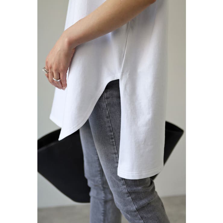 コットンサイドスリットTシャツ 96-183407 | BONJOUR SAGAN | 詳細画像7 