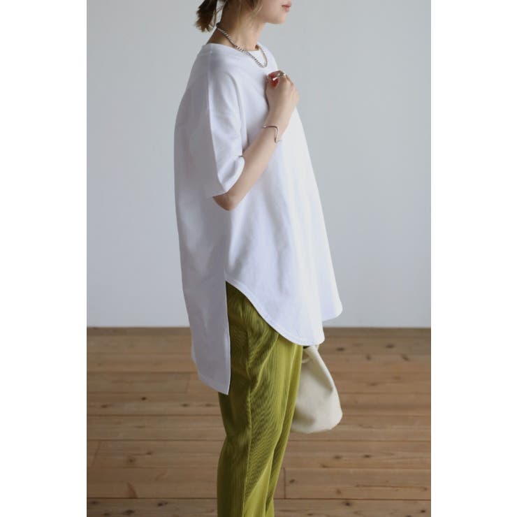 コットンサイドスリットTシャツ 96-183407 | BONJOUR SAGAN | 詳細画像10 