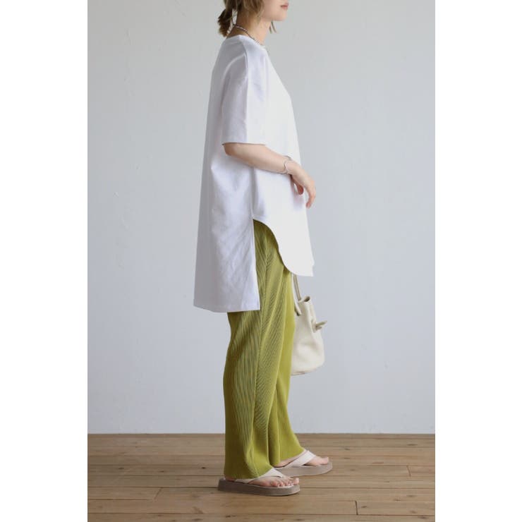 コットンサイドスリットTシャツ 96-183407 | BONJOUR SAGAN | 詳細画像11 