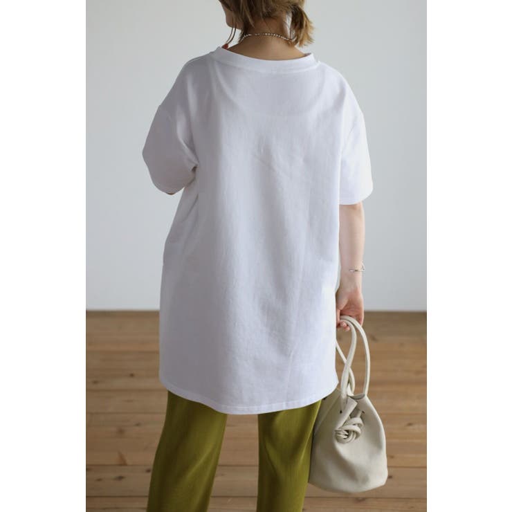 コットンサイドスリットTシャツ 96-183407 | BONJOUR SAGAN | 詳細画像12 