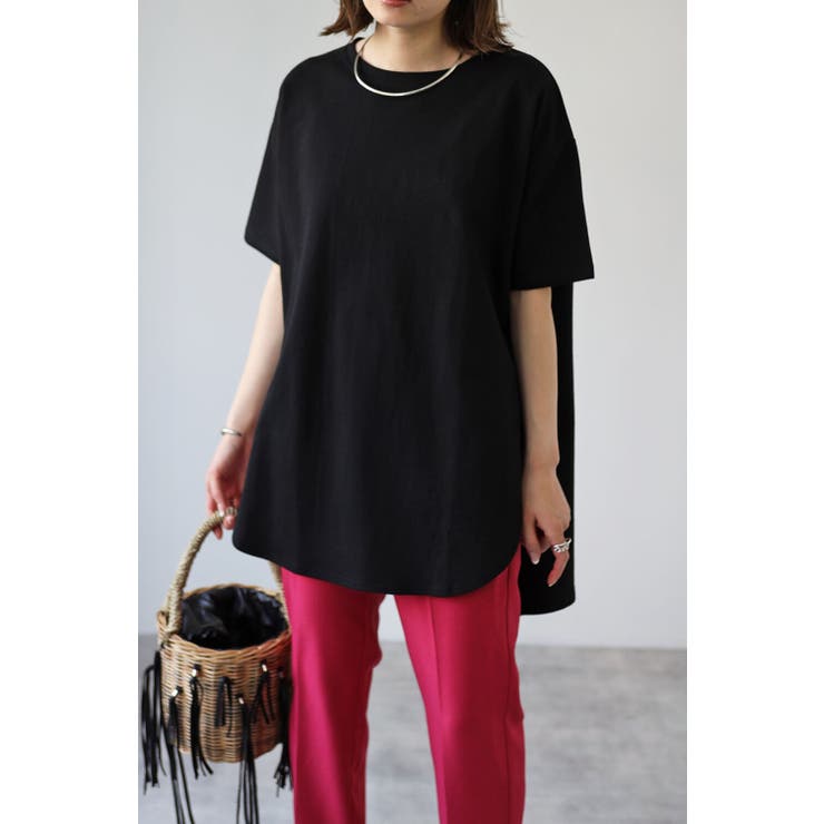 コットンサイドスリットTシャツ 96-183407 | BONJOUR SAGAN | 詳細画像18 