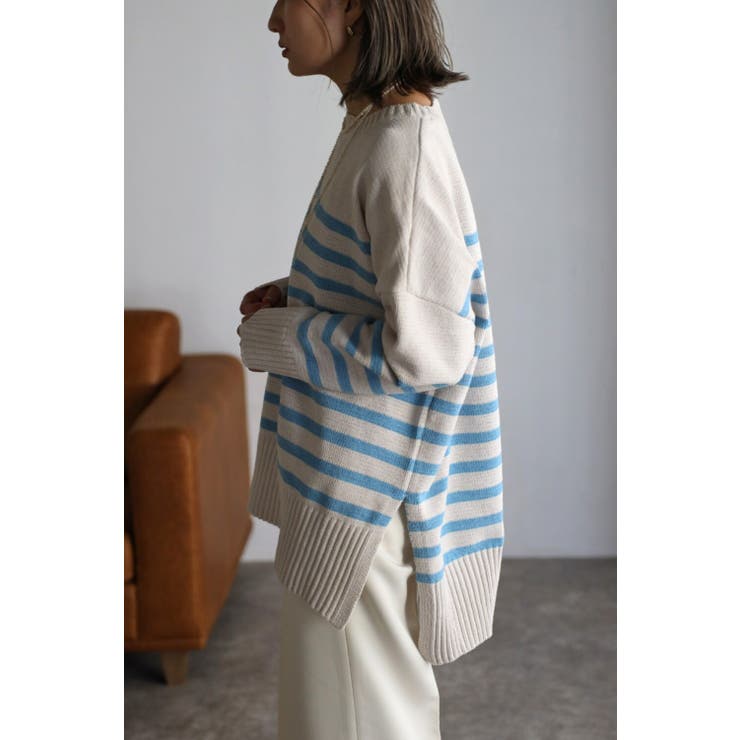 ボーダーモールニット 88-001519 | BONJOUR SAGAN | 詳細画像3 