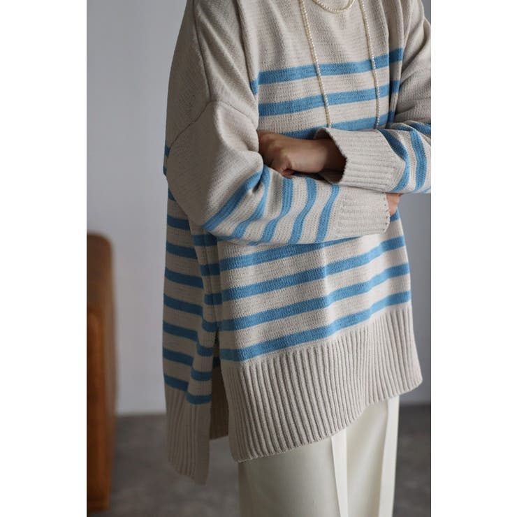 ボーダーモールニット 88-001519 | BONJOUR SAGAN | 詳細画像9 