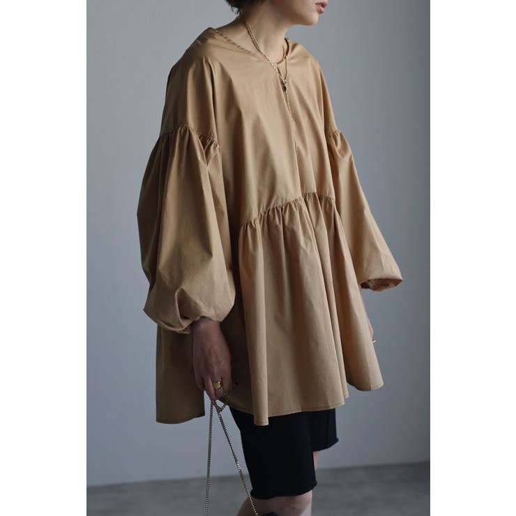 BEIGE | ブラウス 長袖 ボリューム袖 | BONJOUR SAGAN