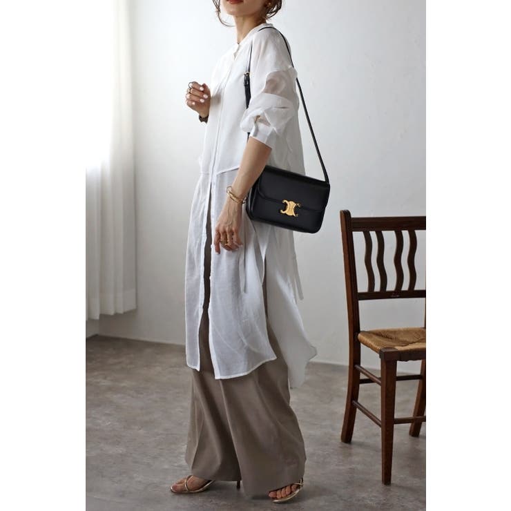 ワンピース シャツワンピース 長袖 | BONJOUR SAGAN | 詳細画像4 