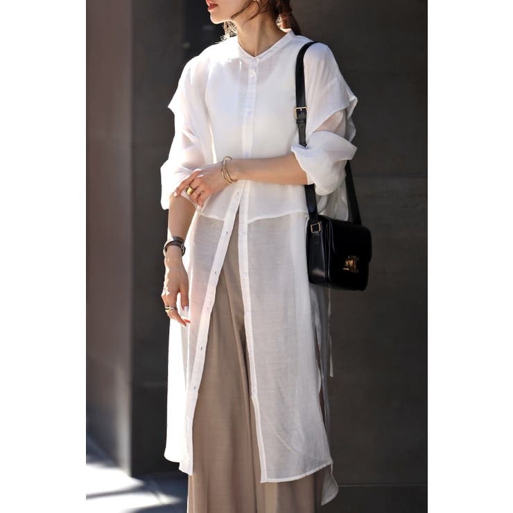 ワンピース シャツワンピース 長袖 | BONJOUR SAGAN | 詳細画像9 