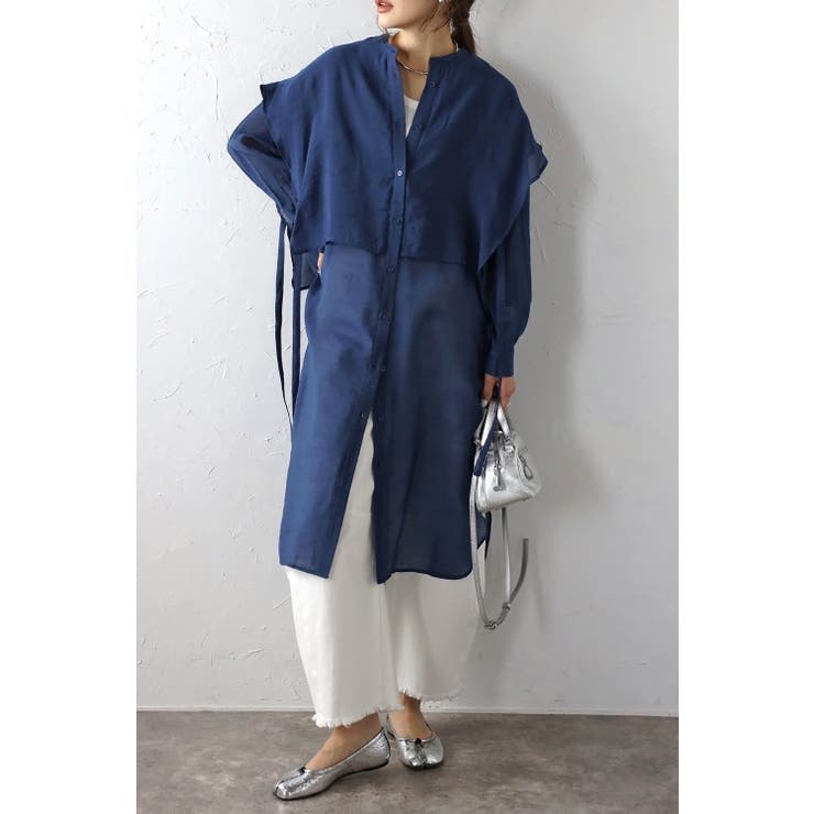 ワンピース シャツワンピース 長袖 | BONJOUR SAGAN | 詳細画像10 