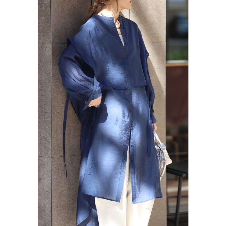 ワンピース シャツワンピース 長袖 | BONJOUR SAGAN | 詳細画像18 