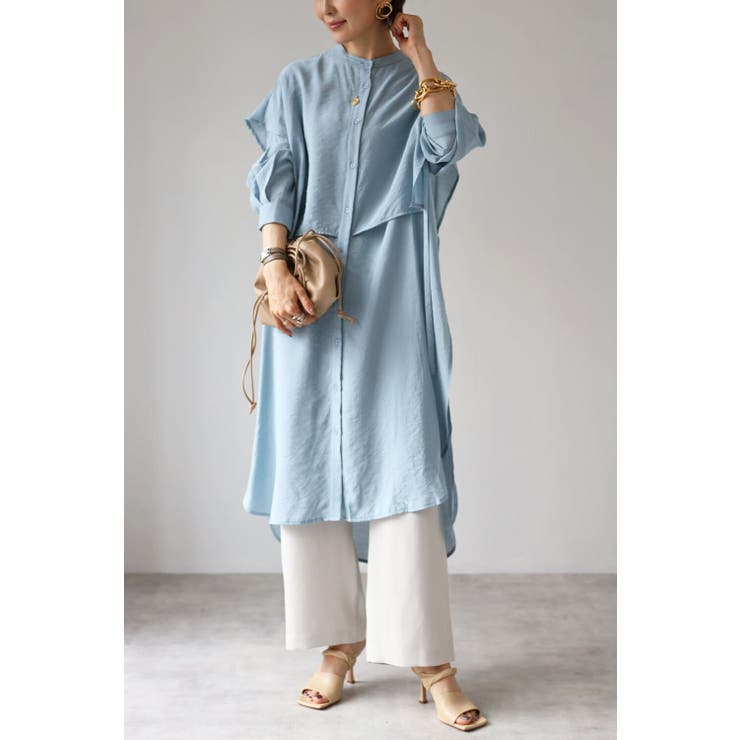 ワンピース シャツワンピース 長袖 | BONJOUR SAGAN | 詳細画像21 